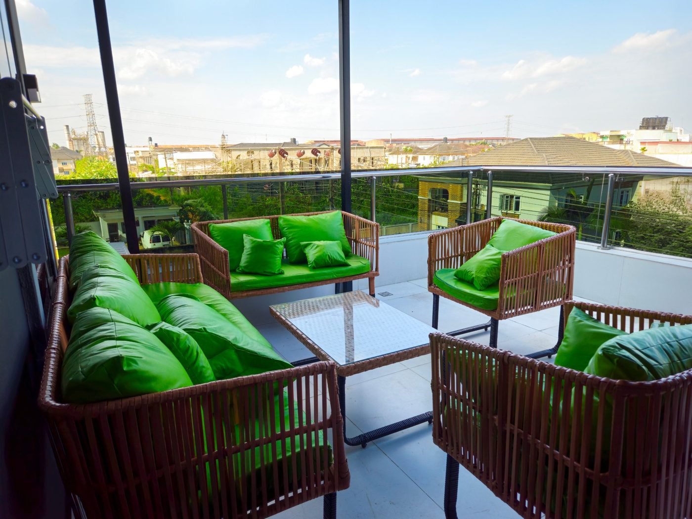 Nesta Apartments terrace view